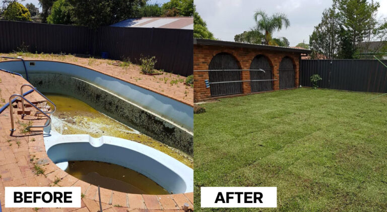 7 Stunning Former Pool Space Transformations (Before & After Photos)